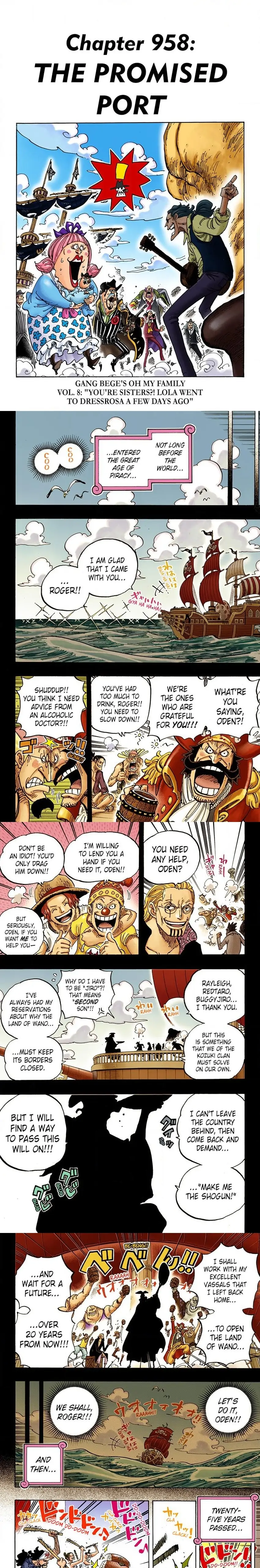 One Piece Digital Colored Chapter 958 image 1